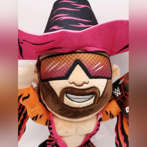 WWE Macho Man Randy Savage 9" Plush Wrestling Figure NEW WWF Legend - Picture 4 of 7